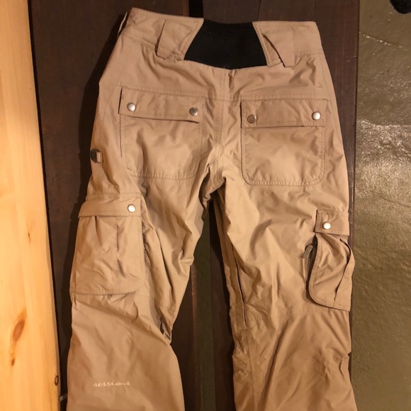 Beige Quality Snow Pants - Picture 2 of 4